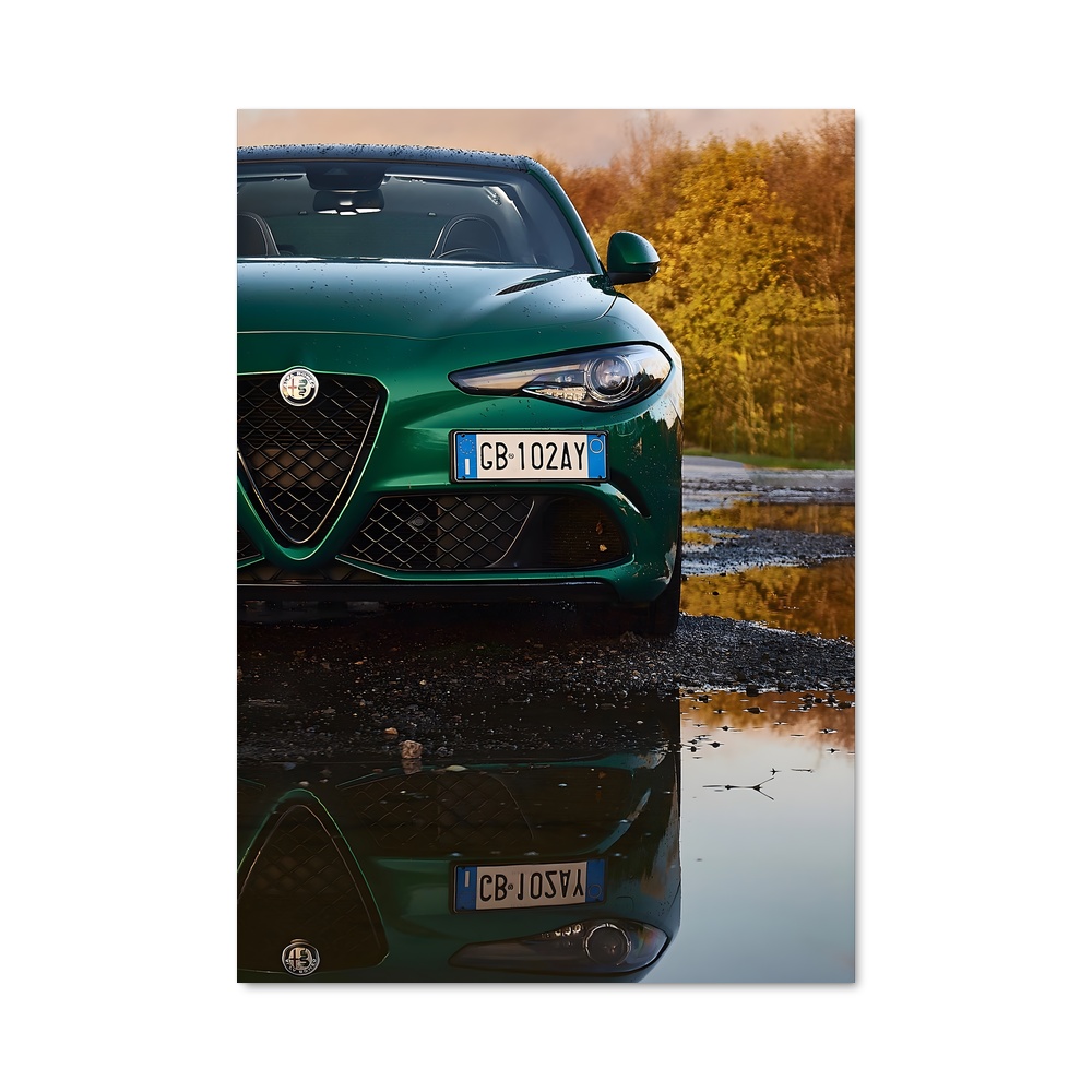 Poster Puddle Racer